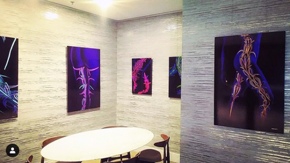 Float Mount Metallic Glossy Prints 