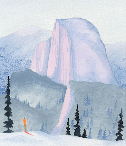 Watercolor texture sample. Art by Annika James